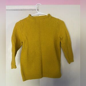 ❌SOLD❌Cozy Mustard Yellow Boden Sweater size small